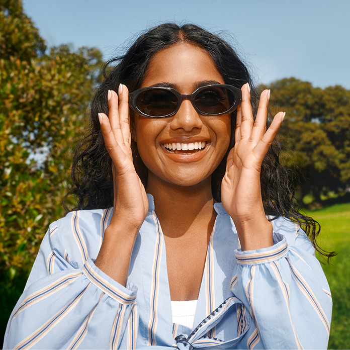 Free polarised lenses